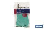 Guantes de nitrilo verde | Flocado de algodón interior | Elásticos y resistentes | Cómodos y seguros - Cofan