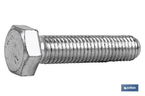 Parafuso Hexagonal Rosca Total Zincado Cofan